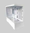 Case Gamer Quimera QM-AXT-LCXW-PROWHT Sin Ventiladores Con Vidrio Templado Color Blanco