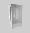 Case Gamer Quimera QM-AXT-WHT Ventiladores Con Vidrio Templado Color Blanco