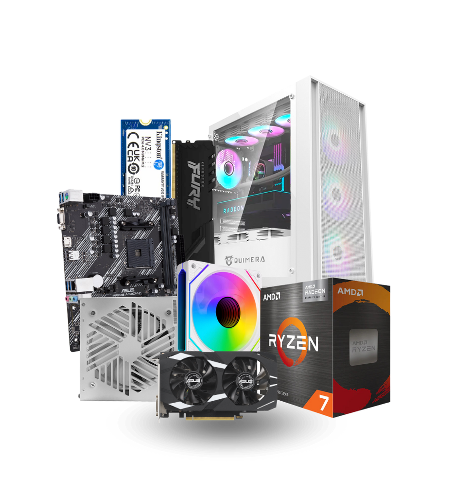 CPU Combo Gaming Quimera - Ryzen 7 5700G con Tarjeta Grafica