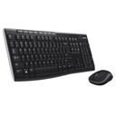 Combo Teclado y Mouse MK270 Logitech 920-004536 Inalambricos 2.4Ghz Color Negro